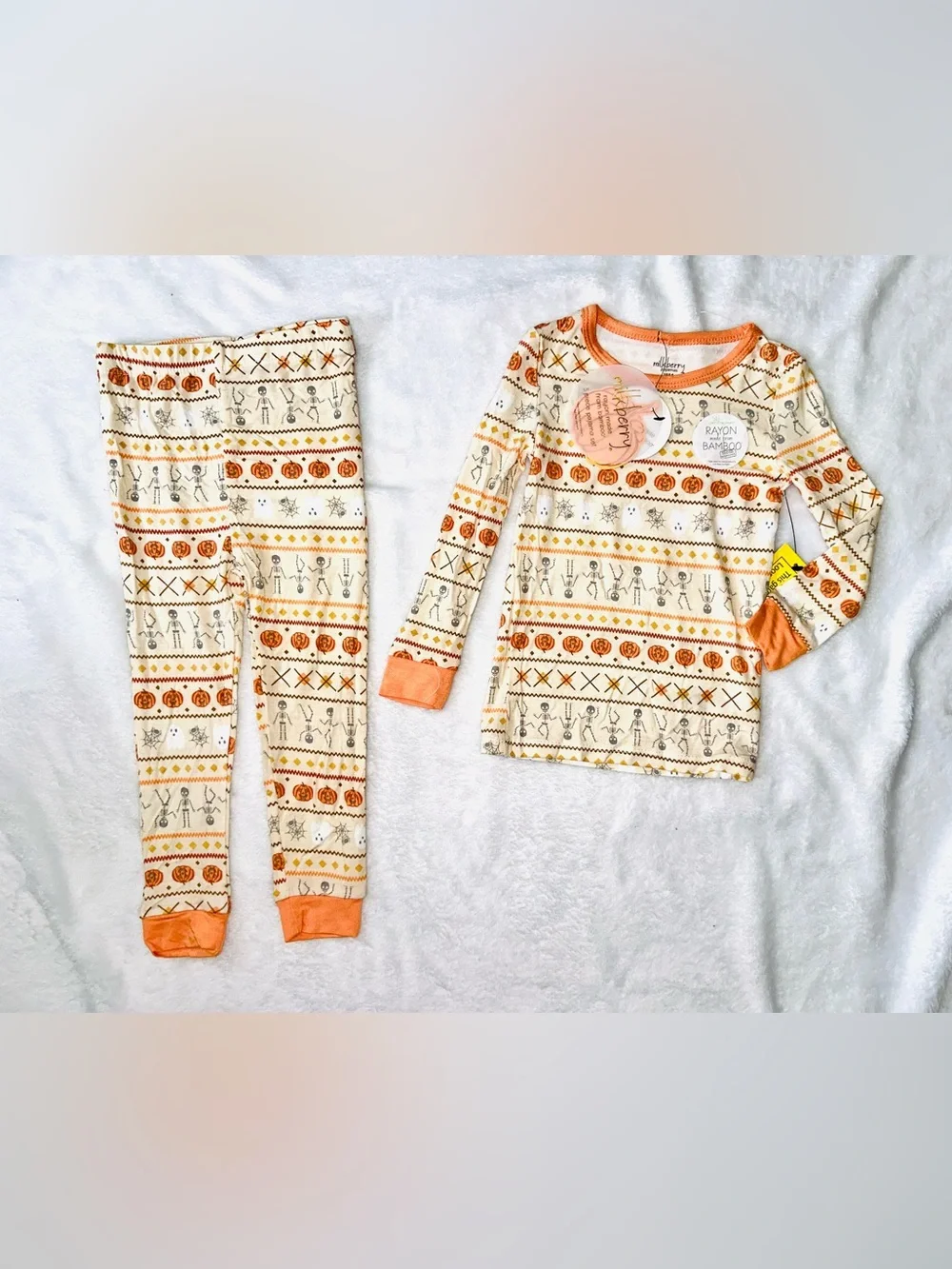 NWT Milkberry Bamboo Halloween Pj Set